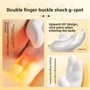G-spot Vibrator Vagina Massager Wholesale Realistic Finger Flapping Clit Stimulator Heating Flexible Hands Sex Toy for Women 18+