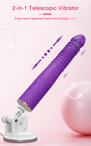 Automatic Telescopic Thrusting Realistic Dildo Vibrator for Women Sex Machine G Spot Clitoral Anal Stimulation Sex Toys Adult 18