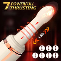 Pull and insert dildo vibrator Female G-spot anal dildo machine 7 vibratory thrust modes Intelligent heating couple anal toys