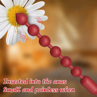 Silicone Anal Beads Vibrator Male Prostate Massager Anal Plug For Woman Men Vibrating Masturbation Anal Dilator Adult Sex Toys