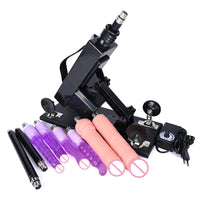 ROUGH BEAST Sex Machine for Women Automatic Men Hand Free Masturbation Machine With 3XLR Dildos Attachments Telescopic Sex Toys