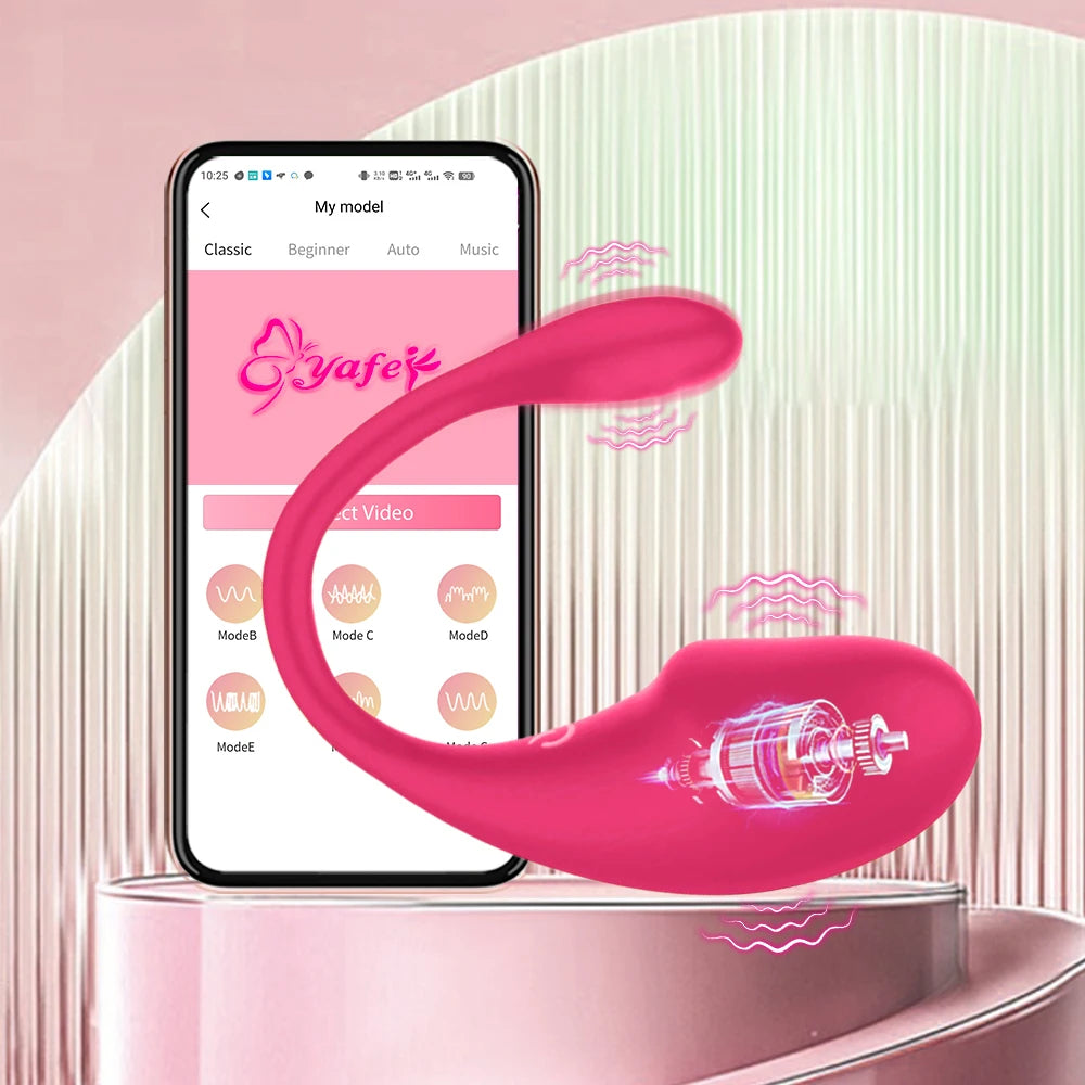 Wireless Bluetooth G Spot Vibrator for Women Dildo APP Remote Control Wear Vibrating Egg Clit Female Panties Sex Toys for Adults