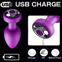 Wireless Remote 10 Frequency Anal Vibrator Adult Masturbation Butt Plug Intimate  Massage Sex Toy Adult Supplies Anal Plug 18+