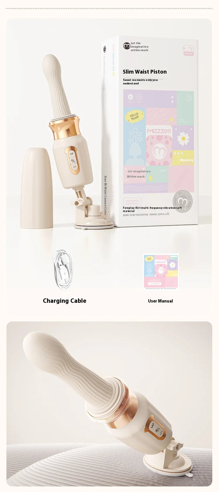 Automatic Telescopic Thrust Gun Vibrator Women Sex Toys Adult Sex Machine Dildo Rechargeable Silicone Vibrator Female Sex Machin