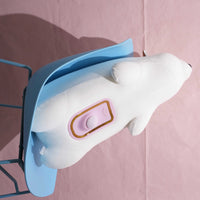 Cute Doll Automatic Thrusting Vibrating Sex Machine for Women Polar Bear Pillow Remote Control 360 Rotation Simulation Sex Toys