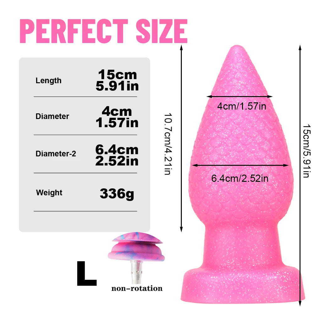 FREDORCH Silicone Anal Dildos for Vac-u-Lock Sex Machine Animal dildos Realistic Adult Masturbation big Horse Dildo No rotation