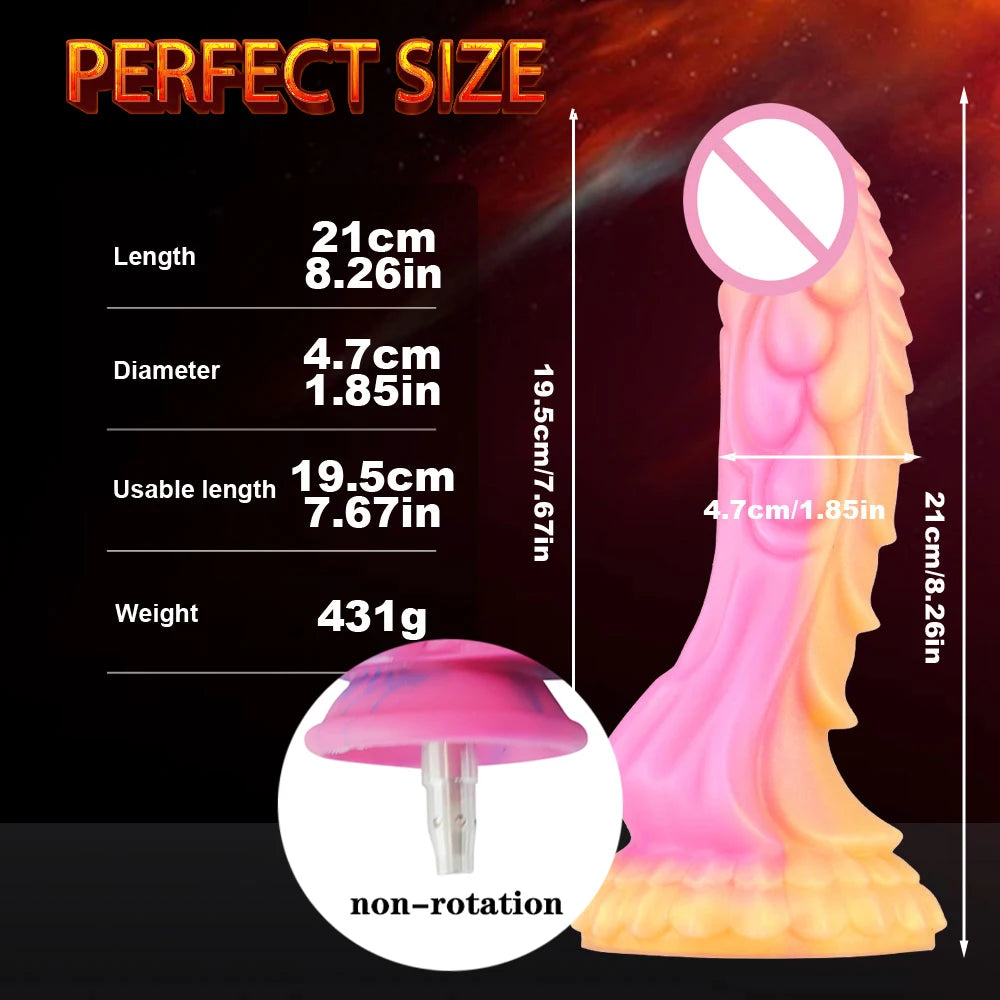 FREDORCH Silicone Anal Dildos for Vac-u-Lock Sex Machine Animal dildos Realistic Adult Masturbation big Horse Dildo No rotation