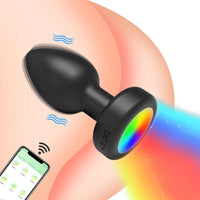 Anal Plug Vibrator Gay Anal Dildo Toy Butt PlugMasturbation Tool APP Control Penetration Anal Vagina Vibration Men Women Sex Toy