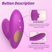 Clitoral Sucking Vibrator 20 Modes G Spot Oral Sex Clitoris Stimulator Vagina Sucker Wearable Erotic Adults Sex Toys for Women
