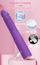 Automatic Telescopic Thrusting Realistic Dildo Vibrator for Women Sex Machine G Spot Clitoral Anal Stimulation Sex Toys Adult 18