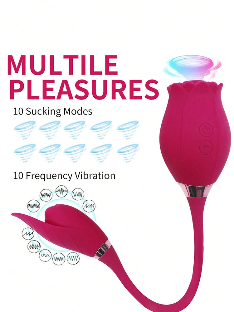 Rose Vibrator Egg For Women Clitoris Suction Stimul Nipple Vagina Sucker Dildo Masturbators Sex Toys For Adults 18 Masturbator
