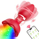 360° Rotation LED Butt Plug for Men Wiggle Vibrating Prostate Massager Gay APP Anal Vibrator Anal Plug Sex Toy for Couples