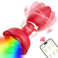 360° Rotation LED Butt Plug for Men Wiggle Vibrating Prostate Massager Gay APP Anal Vibrator Anal Plug Sex Toy for Couples