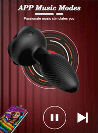 Anal Plug Vibrator Gay Anal Dildo Toy Butt PlugMasturbation Tool APP Control Penetration Anal Vagina Vibration Men Women Sex Toy