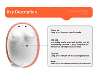 sucking vibrator cute pussy female clitoral sucking vibrator clitoral orgasm stimulation usb rechargeable silicone adult sex toy