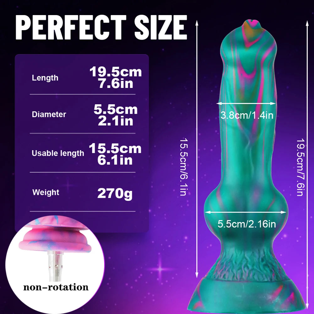 FREDORCH Silicone Anal Dildos for Vac-u-Lock Sex Machine Animal dildos Realistic Adult Masturbation big Horse Dildo No rotation