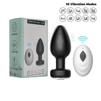 Wireless Remote 10 Frequency Anal Vibrator Adult Masturbation Butt Plug Intimate  Massage Sex Toy Adult Supplies Anal Plug 18+