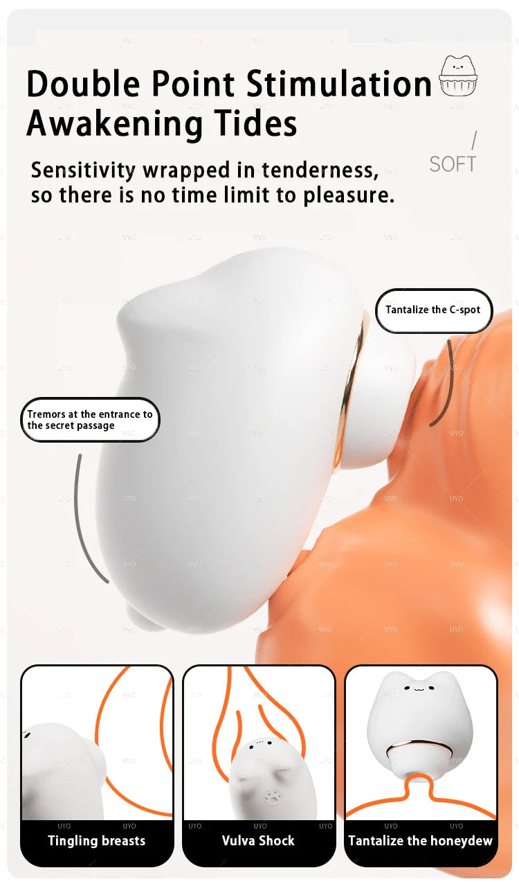 sucking vibrator cute pussy female clitoral sucking vibrator clitoral orgasm stimulation usb rechargeable silicone adult sex toy