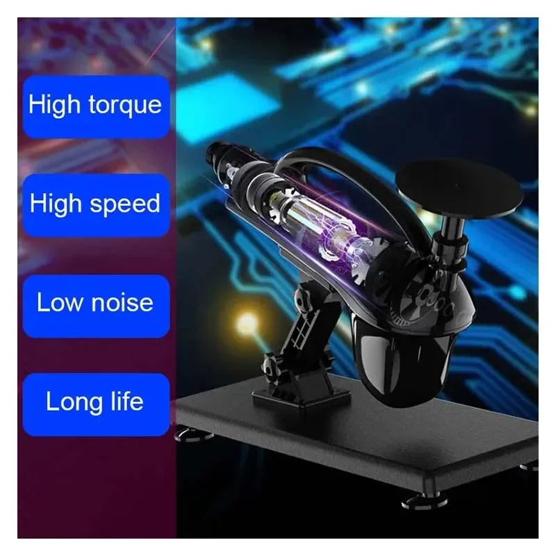 Full Automatic Telescopic Sex Machine DIY Female Sex Toy 3XLR Masturbation Sex Machine Telescopic Dildo Vibrator Sexy Toy