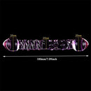 Double Ended Crystal Purple Pyrex Glass Dildo, Artificial Penis Granule and Spiral G Spot Simulator Adult Sex Toys for Woman