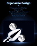 Remote Control Metal Anal Plug Vibrating Electric Shock Stimulator - Steel Adult Sex Toy for Couples, Butt Plug for Men Women