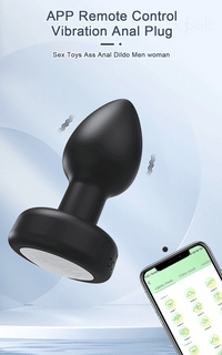 APP Control Rotation Butt Plug for Men Women Wiggle Anal Vibrator Gay Anal Plug with LED Adult Sex Toy for Couples Sex Supplies