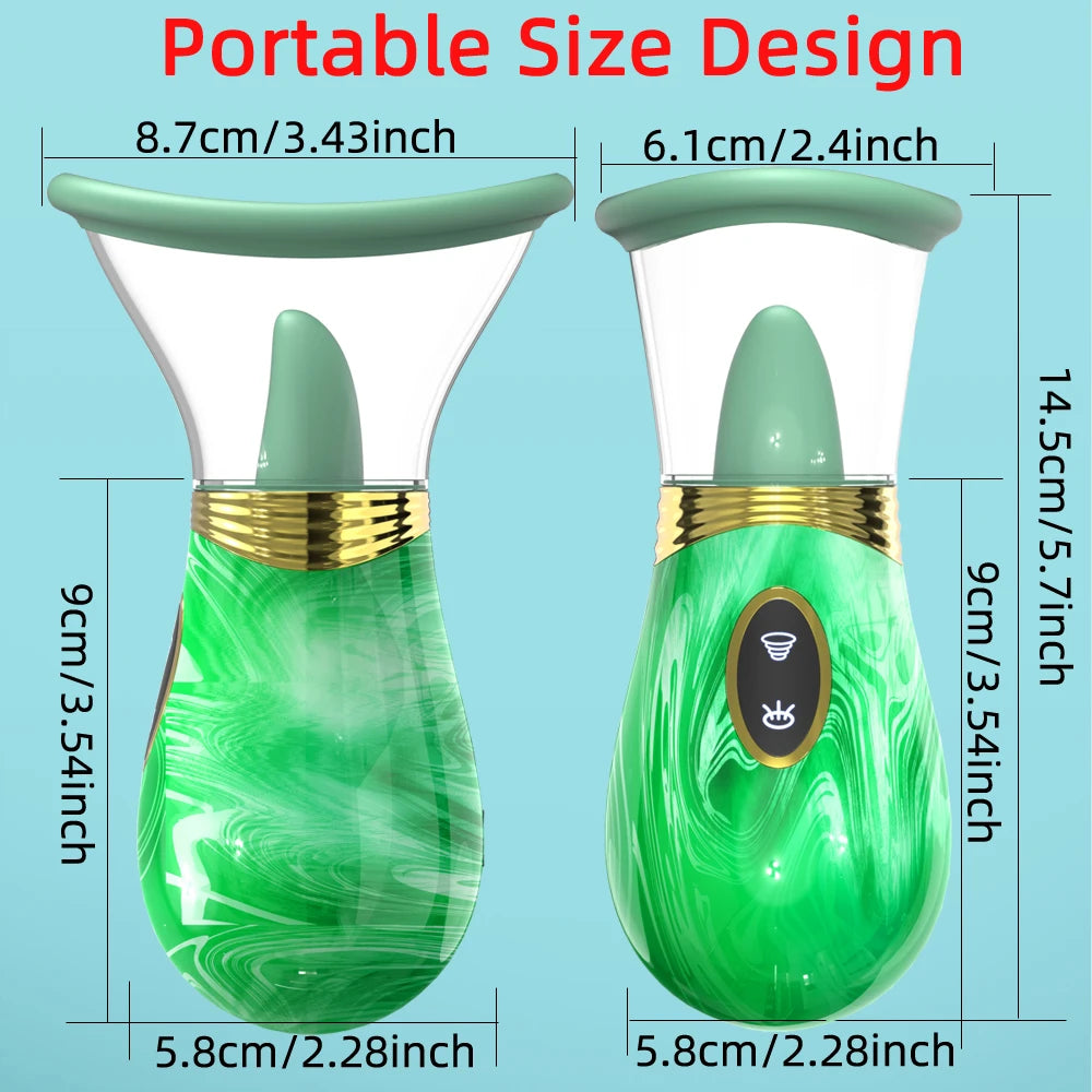 1pc Powerful Sucking Vibrators for Women Sucker Oral Vacuum Clitoris Nipple Stimulator Massager Goods for Adults 18 Sex Toys