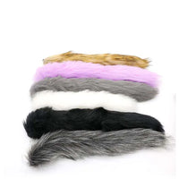 Real Fox Tail Anal Plug Vibrator Cosplay Remote Control Swing Butt Plug Female Masturbator Clitoris Stimulator Sex Toy for Woman