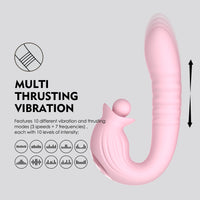 Powerful vibrator, vaginal massager, female stimulation vibrator, tongue licking rabbit, orgasm toy, female 18, thrusting vibrat