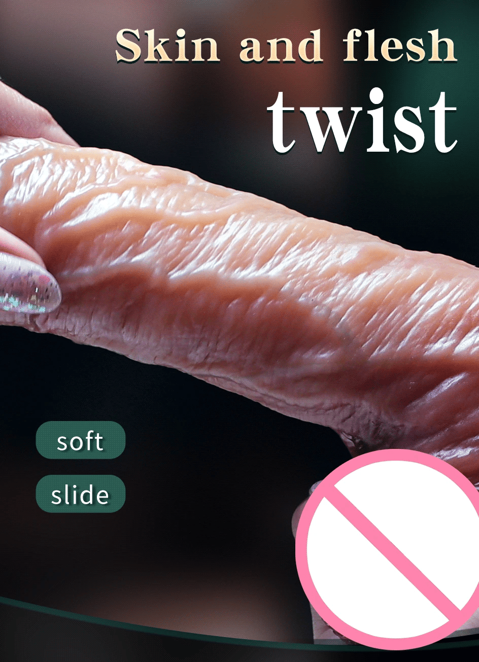 Wearable Realistic Dildo Sliding Skin Testicles Anal Vagina Sexy sex toys Adult Masturbation Big Penis For Women Sex Toys Dildos