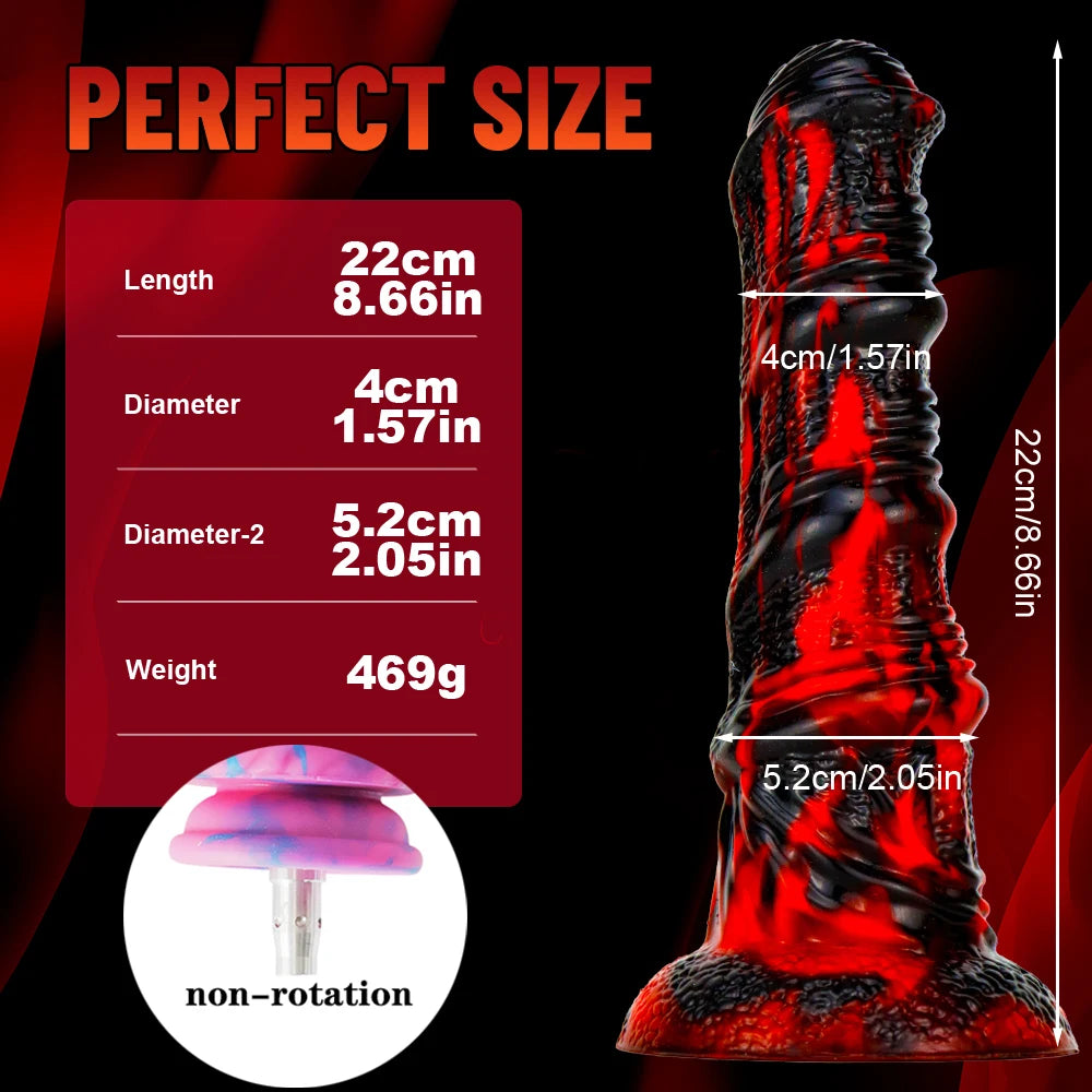 FREDORCH Silicone Anal Dildos for Vac-u-Lock Sex Machine Animal dildos Realistic Adult Masturbation big Horse Dildo No rotation