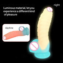 Luminous Silicone Material Dildos Fluorescent Fake Penis Big Dick Male Genitalia Sex Toy For 18 Adult Women Wife Gift Girlfriend