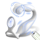 Male Sex Toys Rotating Anal Vibrator Prostate Massager Dual Penis Ring Cock Rings Anal Butt Plug Vibrators Anal Toys for Men 18+