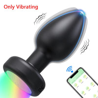 360° Rotation LED Butt Plug for Men Wiggle Vibrating Prostate Massager Gay APP Anal Vibrator Anal Plug Sex Toy for Couples