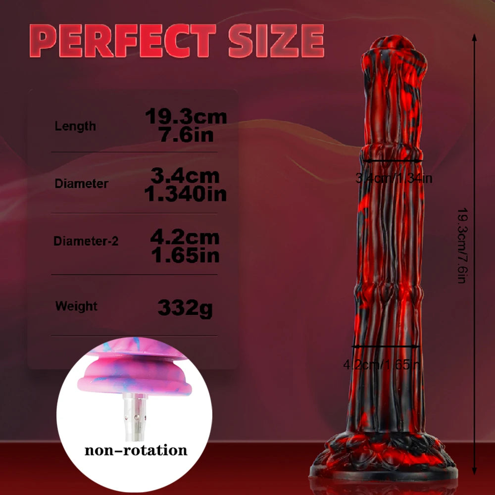 FREDORCH Silicone Anal Dildos for Vac-u-Lock Sex Machine Animal dildos Realistic Adult Masturbation big Horse Dildo No rotation