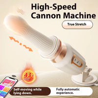 Automatic Telescopic Thrust Gun Vibrator Women Sex Toys Adult Sex Machine Dildo Rechargeable Silicone Vibrator Female Sex Machin