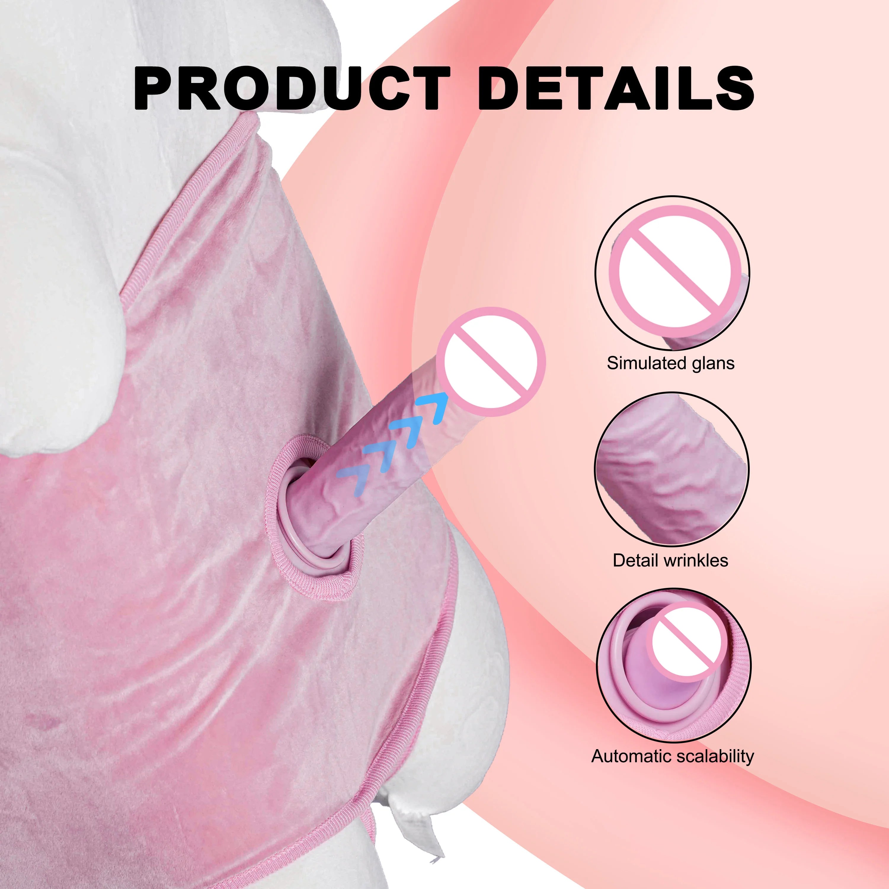 Cute Doll Automatic Thrusting Vibrating Sex Machine for Women Polar Bear Pillow Remote Control 360 Rotation Simulation Sex Toys