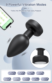 APP Control Rotation Butt Plug for Men Women Wiggle Anal Vibrator Gay Anal Plug with LED Adult Sex Toy for Couples Sex Supplies