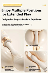 Automatic Telescopic Thrust Gun Vibrator Women Sex Toys Adult Sex Machine Dildo Rechargeable Silicone Vibrator Female Sex Machin