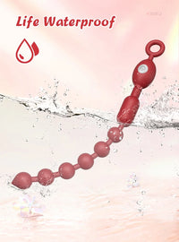 Silicone Anal Beads Vibrator Male Prostate Massager Anal Plug For Woman Men Vibrating Masturbation Anal Dilator Adult Sex Toys