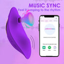 APP Sucking  Sex Toy Vibrator for Women Clitoris Stimulator Female Wearable Clit Sucker 2 in 1 for Women 's Panties Adult Goods