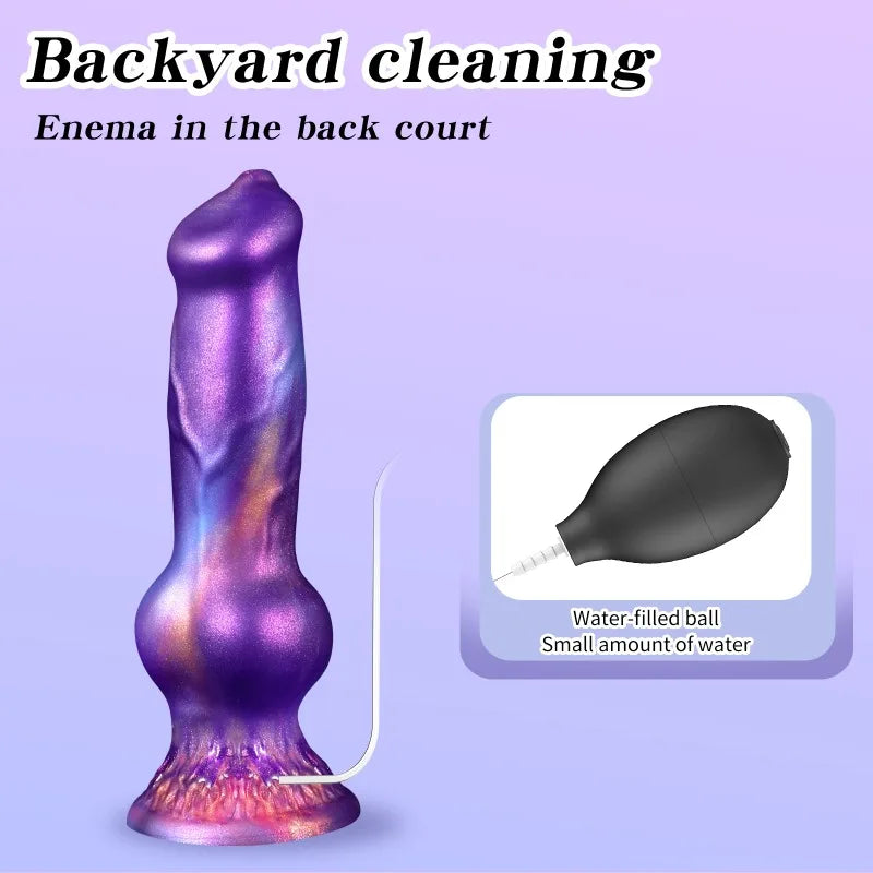 M/L Squirting Dildo With Sucker Huge Penis Dick Monster Dog Knot Ejacultion Dildo Sex Toys For Women Men Anal Plug Butt Plug