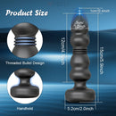 Thrusting Anal Plug Vibrator Anal Beads Male Prostate Massager Telescopic Vibrating Butt Plug Stimulator Sex Toys for Women Men