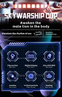 Automatic Heated Sucking Male Blowjob Masturbation Machine Vagina Pocket Suction Sex Toys Adult Goods for Man Masturbators Cup