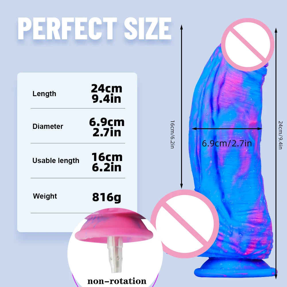 FREDORCH Silicone Anal Dildos for Vac-u-Lock Sex Machine Animal dildos Realistic Adult Masturbation big Horse Dildo No rotation