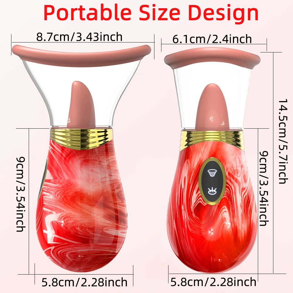 1pc Powerful Sucking Vibrators for Women Sucker Oral Vacuum Clitoris Nipple Stimulator Massager Goods for Adults 18 Sex Toys