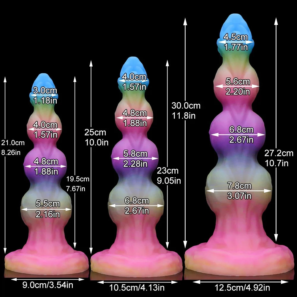 Dog Dildos Women Sex Toys Realistic Dildo Fake Animal Penis Silicone Anal Beads Plug G-spot/prostate Massage Huge Anal Dildo