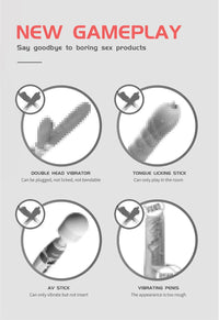 Adult 18 Toy For Women 3 IN 1 Vaginal Sucking Vibrator Dildo Couple Masturbator Anal Clitoris Sucker Stimulator Sex Machine