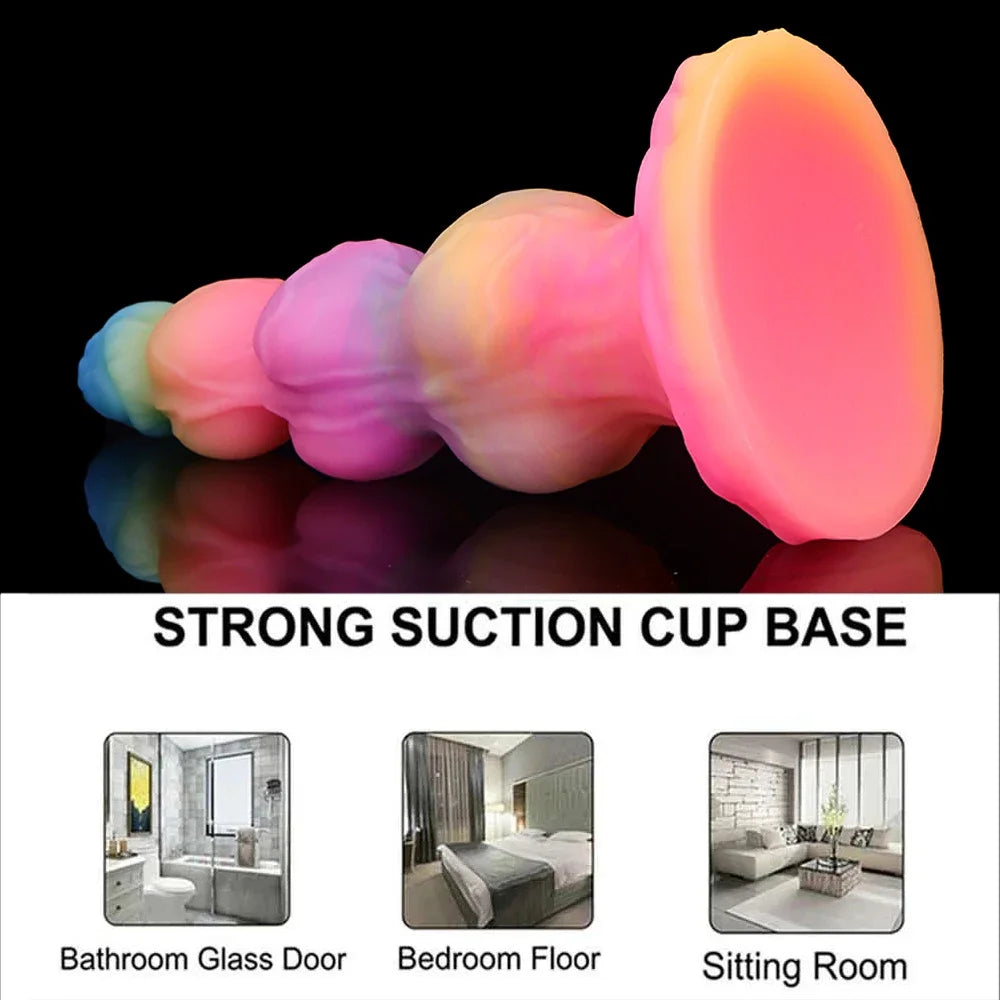 Dog Dildos Women Sex Toys Realistic Dildo Fake Animal Penis Silicone Anal Beads Plug G-spot/prostate Massage Huge Anal Dildo