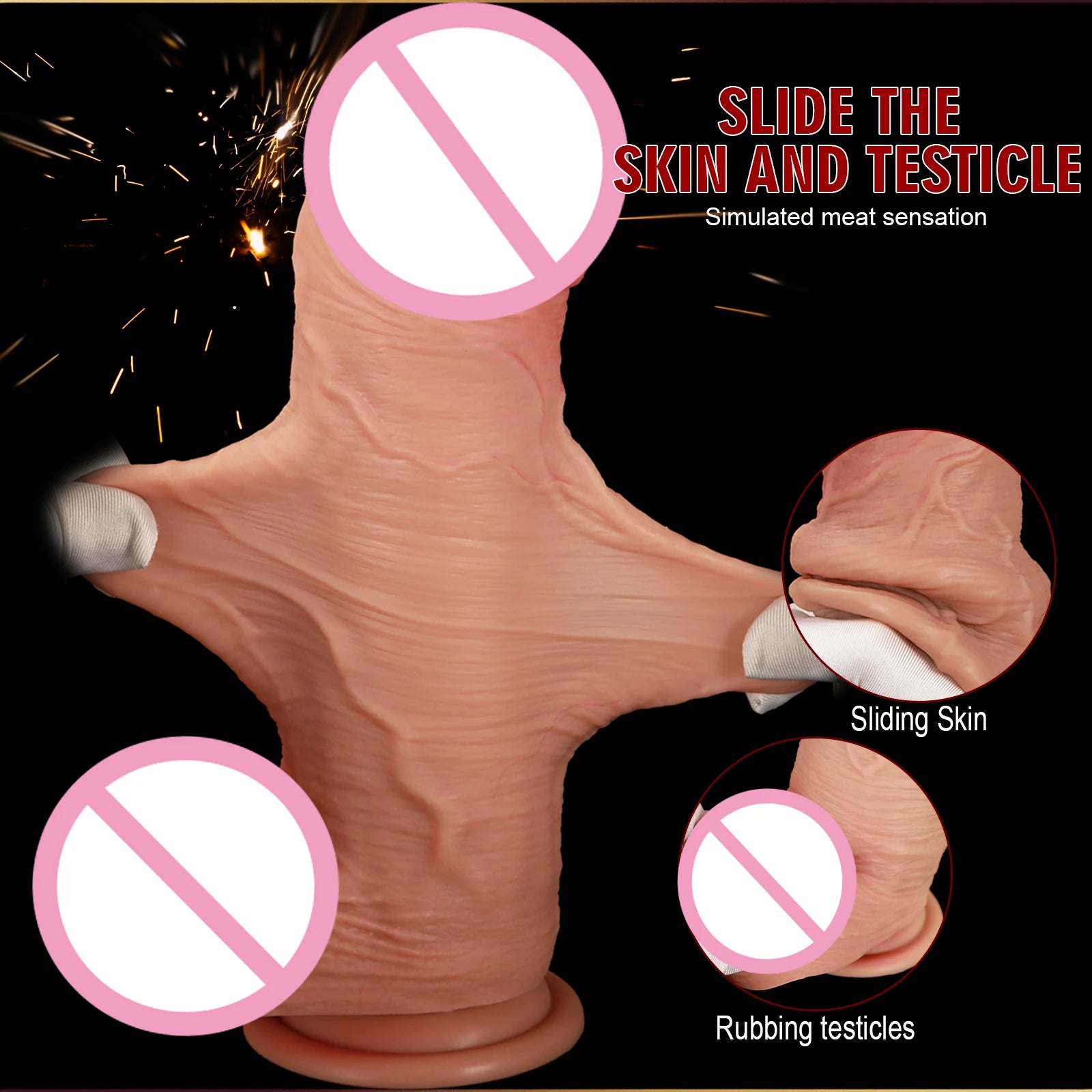 Realistic Penis Big Dildo Erotic Sexy Toys for Women Silicone Lesbian Vaginal G-Spot Masturbators Penis Suction Cup Thick Dick18